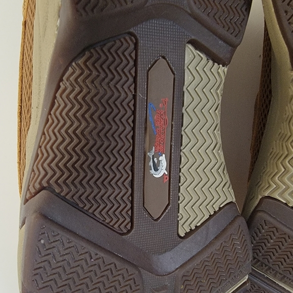 World Wide Sportsman Blue Water Oxford Tan Shoes Mens Size 8 - Picture 14 of 14